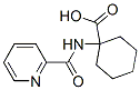 Cyclohexanecarboxylic acid, 1-[(2-pyridinylcarbonyl)amino]- (9CI) 结构式