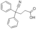 4-CYANO-4,4-DIPHENYLBUTANOIC ACID 结构式