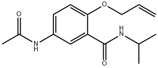 5-(Acetylamino)-2-(allyloxy)-N-isopropylbenzamide 结构式