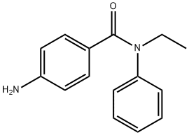 4-氨基-N-乙基-N-苯基苯甲酰胺 结构式