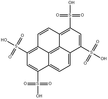 1,3,6,8-Pyrenetetrasulphonic acid 结构式