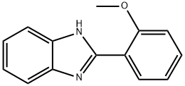 2-(2-甲氧基-苯基)-1H-苯并咪唑 结构式
