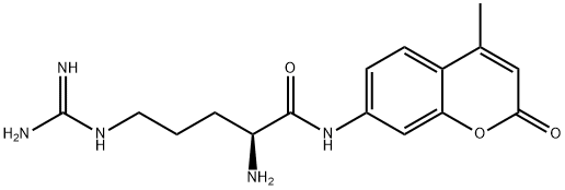 L-ARGININE 7-AMIDO-4-METHYLCOUMARIN HYDROCHLORIDE 结构式