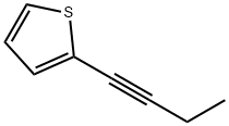 Thiophene, 2-(1-butynyl)- (9CI) 结构式