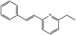 Pyridine, 2-ethyl-6-[(1E)-2-phenylethenyl]- (9CI) 结构式