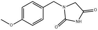 2,4-IMidazolidinedione, 1-[(4-Methoxyphenyl)Methyl]- 结构式