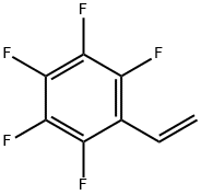 2,3,4,5,6-五氟苯乙烯 结构式