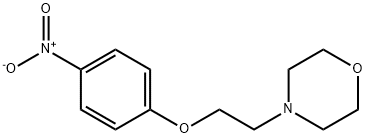 4-(2-(4-硝基苯氧基)乙基)吗啉 结构式