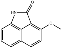 3-甲氧基苯并[CD]吲哚-2(1H)-酮 结构式