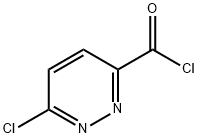 6-氯哒嗪-3-碳酰氯 结构式