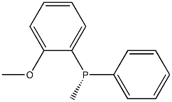 (S)-(2-METHOXYPHENYL)METHYLPHENYLPHOSPHINE 结构式