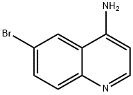 4-氨基-6-溴喹啉 结构式