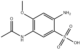 2-amino-4-methoxy-5-acetamidobenzenesulfonic acid 结构式