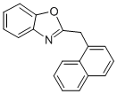 2-NAPHTHALEN-1-YLMETHYL-BENZOOXAZOLE 结构式