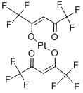 1,1,1,5,5,5-六氟乙酰丙酮铂(II) 结构式