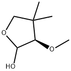 2-Furanol, tetrahydro-3-methoxy-4,4-dimethyl-, (3R)- (9CI) 结构式