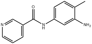 N-(3-氨基-4-甲基苯基)烟酰胺 结构式