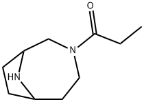 3,9-Diazabicyclo[4.2.1]nonane,  3-(1-oxopropyl)-  (9CI) 结构式