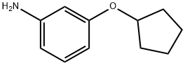 3-(环戊基氧基)苯胺 结构式