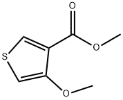 4-甲氧基噻吩-3-羧酸甲酯 结构式