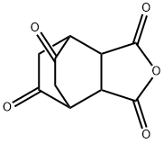 3a,6,7,7a-Tetrahydro-4,7-ethanoisobenzofuran-1,3,5,9(4H)-tetrone 结构式