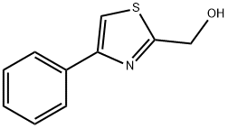 4-苯基-2-羟甲基噻唑 结构式