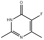 5-氟-2,6-二甲基-4(3H)-嘧啶酮 结构式