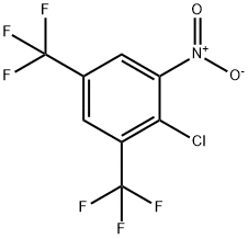 2-氯-1-硝基-3,5-双三氟甲苯 结构式