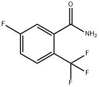 5-氟-2-(三氟甲基)苯甲酰胺 结构式
