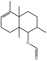 1,2,3,4,4A,7,8,8A-八氢-2,4A,5,8A-四甲基1-萘酚甲酸酯 结构式