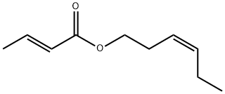 (E,Z)-2-丁烯酸-3-己烯酯 结构式