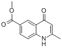 METHYL 2-METHYL-4-OXO-1,4-DIHYDROQUINOLINE-6-CARBOXYLATE 结构式