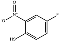 4-Fluoro-2-nitrobenzenethiol, 4-Fluoro-2-nitrophenyl mercaptan 结构式