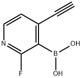 Boronic acid, (4-ethynyl-2-fluoro-3-pyridinyl)- (9CI) 结构式