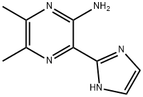Pyrazinamine, 3-(1H-imidazol-2-yl)-5,6-dimethyl- (9CI) 结构式