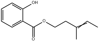 3-methyl-3-pentenyl salicylate  结构式