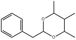 2-benzyl-4,5,6-trimethyl-1,3-dioxane 结构式
