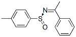 Benzenesulfinamide, 4-methyl-N-(1-phenylethylidene)-, (S)- 结构式