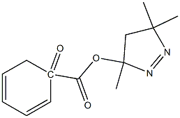(3,5,5-trimethyl-1-oxido-4H-pyrazol-3-yl) benzoate 结构式