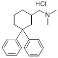 Dimethylaminomethyl-3,3-diphenylcyclohexane hydrochloride 结构式
