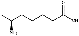 [S,(-)]-6-Aminoheptanoic acid 结构式