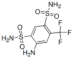 2-Amino-4-Trifluoromethyl-1,5-Benzendisulfonamide 结构式