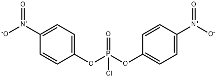 BIS(4-NITROPHENYL) PHOSPHOROCHLORIDATE 结构式