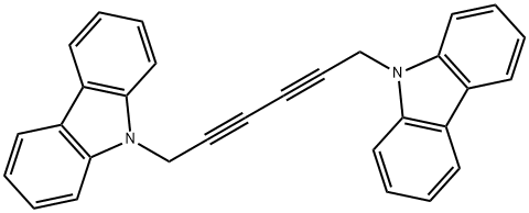 1,6-DI-(N-CARBAZOLYL)-2,4-HEXADIYNE 结构式