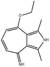 Cyclohepta[c]pyrrol-4(2H)-imine, 8-ethoxy-1,3-dimethyl- (9CI) 结构式