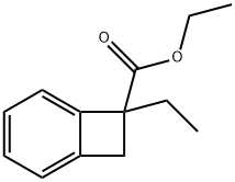 Bicyclo[4.2.0]octa-1,3,5-triene-7-carboxylic acid, 7-ethyl-, ethyl ester (9CI) 结构式