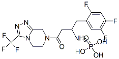 磷酸西他列汀 结构式