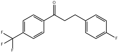 3-(4-FLUOROPHENYL)-4'-TRIFLUOROMETHYLPROPIOPHENONE 结构式