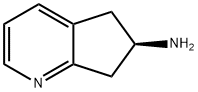 5H-Cyclopenta[b]pyridin-6-amine,6,7-dihydro-,(6R)-(9CI) 结构式