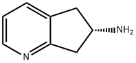 5H-Cyclopenta[b]pyridin-6-amine,6,7-dihydro-,(6S)-(9CI) 结构式